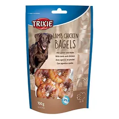 Trixie Premio Lamb Chicken Bagels skanėstai šunims su ėriena ir vištiena, 100 g