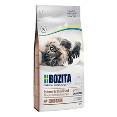 Bozita Grainfree Indoor & Sterilised su šiaurės elniu, sausas maistas katėms, 2 x 10 kg — 2 nuotrauka