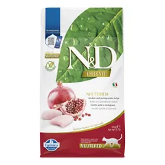FARMINA N&D PRIME - CAT Dry Chicken&Pomegr NEUTERED ADULT 300 gr