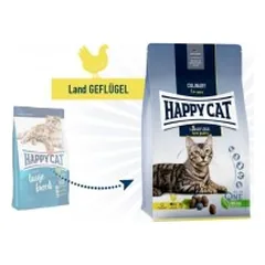 Happy Cat visavertis pašaras suaugusioms katėms su paukštiena Culinary LandGeflugel, 4 kg