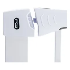 TIAKI baltos šunų tvorelės su 7 cm ilgintuvu, Aukštis 76 cm, plotis 75–82 cm — 4 nuotrauka