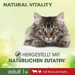 Perfect Fit Natural Vitality Adult 1+ su jautiena ir vištiena, sausas maistas katėms — 2 nuotrauka