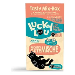 Lucky Lou Adult drėgnas maistas katėms, bandomasis rinkinys 12 x 125 g — 4 nuotrauka