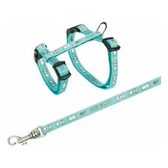 Trixie minkštos petnešos su pavadėliu triušiams, 20-33 cm, įvairių spalvų — 2 nuotrauka