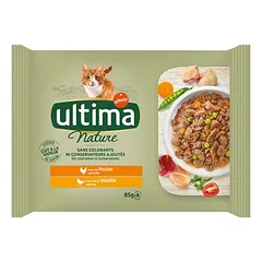 Ultima Cat Nature drėgnas maistas katėms 4 x 85 g — 3 nuotrauka