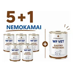 WF VET Virškinimo trakto šunims 5x400g + 400g NEMOKAMAI