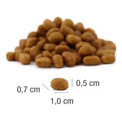 Platinum MeatCrisp sausas maistas sterilizuotoms katėms su vištiena, 1,5 kg — 2 nuotrauka