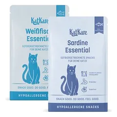 KatKare Cat Treats Schnupperbox Hypoallergener Fischgenuss