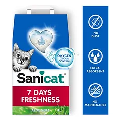 Sanicat 7 Days Aloe Vera Katzenstreu nuotrauka