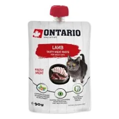 Ontario drėgnas suaugusių kačių maistas su ėriena, 90 g