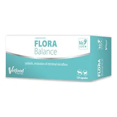 Vetfood Flora Balance papildas virškinimo trakto sveikatai 60 kaps.