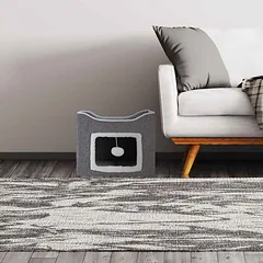 Kačių namelis Relaxdays, 2 miegojimo vietos, 40 × 32 × 40 cm — 5 nuotrauka