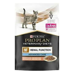 Purina Pro Plan Veterinary Diets Cat Pouch NF AC Renal Function Advanced Care Salmon 85 g — 1 nuotrauka