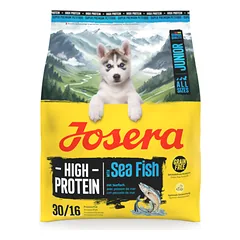 JOSERA High Protein Junior Sea Fish sausas pašaras jauniems šunims su žuvimi, 900 g