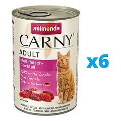 ANIMONDA Carny rinkinys Mėsos miksas  6 x 400 g
