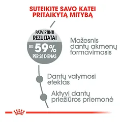 ROYAL CANIN Dental Care sausas pašaras katėms, FCN 8kg — 3 nuotrauka