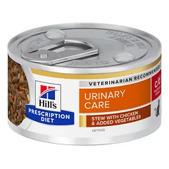 Hill’s PD Feline c/d Urinary Stress Chicken troškinys katėms, šlapimo sistemos veiklai 82 g