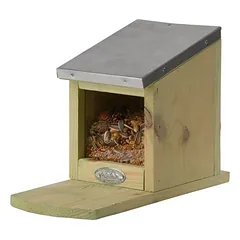 Westfalia Eichhörnchen-Futterhaus mit beweglicher Dachklappe