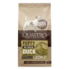 QUATTRO PUPPY&MOTHER Small Breed begrūdis sausas pašaras šunims su antiena