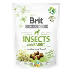 Brit Care Dog Crunchy Cracker Insects&Rabbit enriched with Fennel 200g