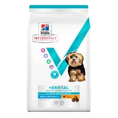Hill's Vet Essentials Dog Multi-Benefit + Dental Small & Mini Adult 1+ su vištiena, veterinarinis maistas šunims 2 kg