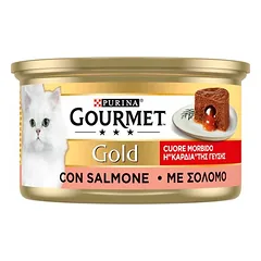 Gourmet Gold Schmelzender Kern drėgnas maistas katėms, ekonominė pakuotė 24 x 85 g — 4 nuotrauka