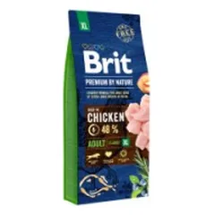 Brit Premium By Nature Adult XL sausas pašaras šunims 15 kg