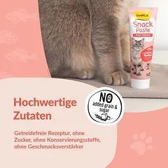 GimCat High Protein Snackpaste 75 g, skanėstai katėms — 5 nuotrauka