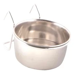 Trixie Dubenėlis paukščiams, nerūd. plienas su laikikliu, 150 ml/7cm