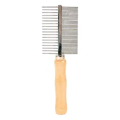 Trixie Comb Double Sided medinė šukos šunims ir katėms, 17 cm — 2 nuotrauka