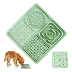 HausPets Silikon Leckmatte mit Saugnäpfen für Hunde und Katzen