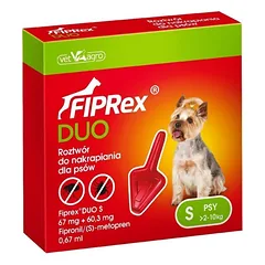 FIPREX DUO S antiparazitiniai lašai šunims (2-10kg) N1