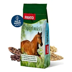 PANTO Sportmüsli mit Wisan-Lein – Pferdemüsli für aktive Pferde