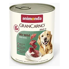 Animonda GranCarno Adult: konservai suaugusiems šunims su žvėriena, 800 g