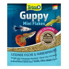Tetra Guppy Mini Flakes fish food (flakes) 12 g nuotrauka