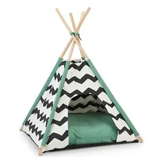 Beeztees Tipi Tent Kioni schwarz-weiß