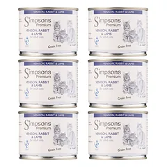 Simpsons Premium Cat Venison, Rabbit & Lamb - grain-free wet food for cats, venison, rabbit, and lamb, 200g — 2 nuotrauka