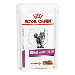 Renal (vištienos griežinėliai padaže) drėgnas pašaras katėms Royal Canin