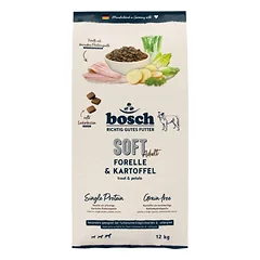 BOSCH HPC Soft Adult 12 kg upėtakis ir bulvės monobaltyminė maistas šunims