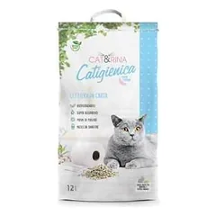 Record Cat&Rina Catigienica higieninis popierius katės tualetui, 12 litrų