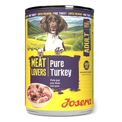 JOSERA Meat Lovers Pure Turkey 6x400 g kalakutas, drėgnas maistas šunims