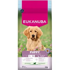 Eukanuba Life Care Puppy Large sausas maistas didelių veislių šuniukams su ėriena ir ryžiais, 12kg