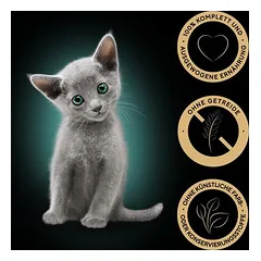 Sheba Kitten mišrių rūšių šviežio maisto maišeliai su višta ir lašiša, drėgnas maistas kačiukams, ekonominė pakuotė, 80 - 99 g — 3 nuotrauka