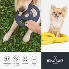 Nomad Tales žaislas šunims Buntes Tau, apie Ø 3,5 x L 86 cm — 3 nuotrauka