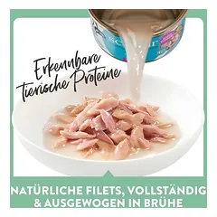 Schesir Complete Nutrition Filet in Brühe 6 x 85 g in Dosen