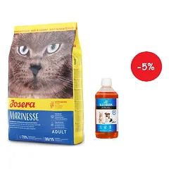 JOSERA Marinesse 10kg + LAB V Lašišų aliejus šunims ir katėms 500ml