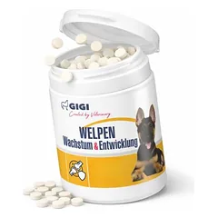 Welpen Wachstum & Entwicklung Stärkt Zähne & Gelenke GIGI VET