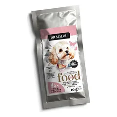 DR MALOU Puppies Liofilizuota maistas Antis su ožkų pienu ir tryniu 10g sausas maistas šuniukams