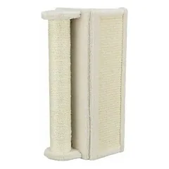 Trixie Cat Scratching Board for Corners with Post, 15 x 50 x 15 cm, Beige