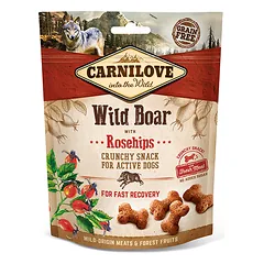 CARNILOVE Dog skanėstas Wild Boar with Rosehips with fresh meat